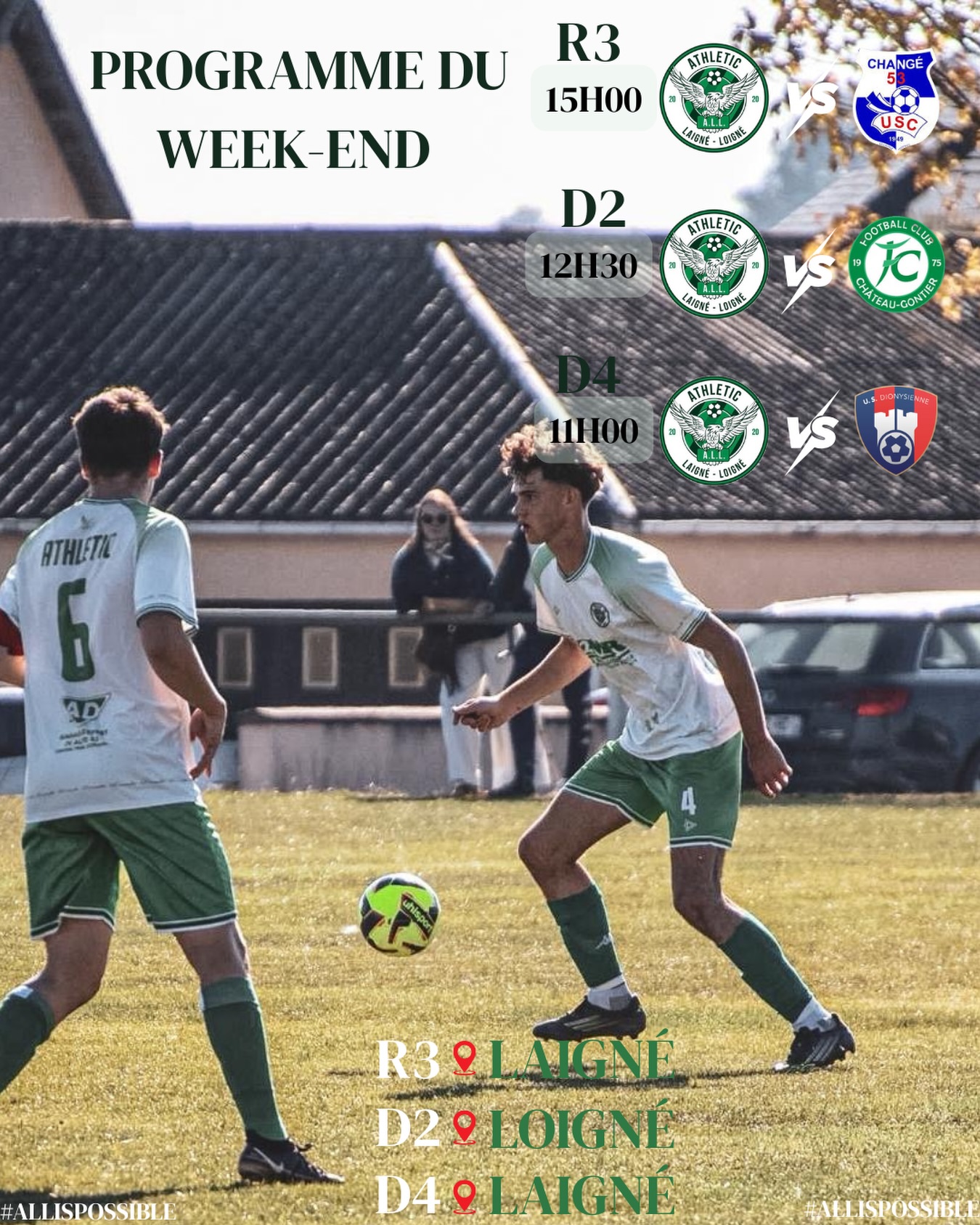 [PROGRAMME DU WEEK-END]